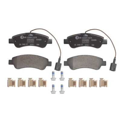 Imagen de ATE 13.0460 4889.2 Juego de pastillas freno con contacto avisador desgaste tornillos pinza accesorios norauto, oscaro, mister auto