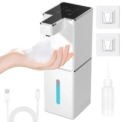 Imagen de RDDAIPE 380ml Dispensador Jabon Espuma Automático, Automatico, de Automático Pared,Ipx5 Waterproofing Sin Tocar para Cocina,Baño,Hotel