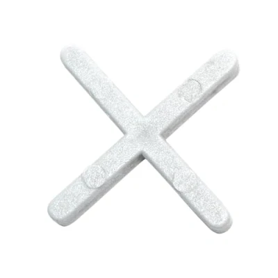 Imagen de RUBI 2902 Cruceta para Juntas 3 mm 200 unidades Estructura Hueca con Refuerzos Internos Instalación de Revestimientos y Pavimentos Junta Mínima Material sin Imperfecciones ni Rebabas