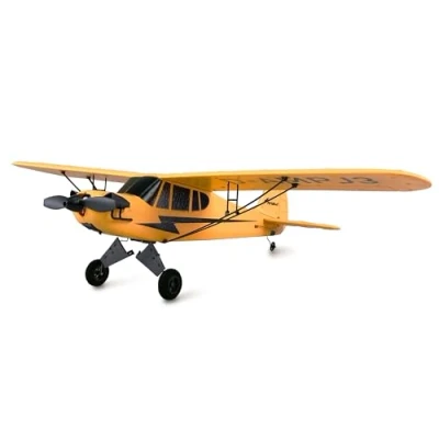 Imagen de Amewi 24107 Piper J 3 Cup Avión teledirigido (3 Canales RTF, giroscopio, Modo 2), Color Rojo y Blanco