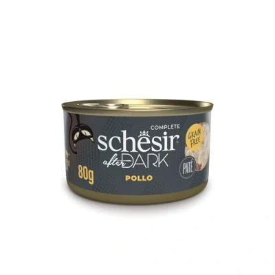 Imagen de Schesir After Dark Comida húmeda Completa para Gatos Adultos (12 latas de 80 g)