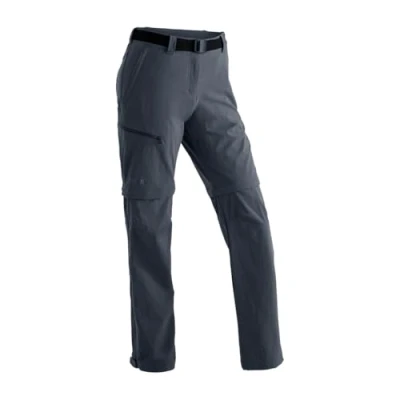Imagen de maier sports Hose Zip Off Nata Pantalones, Mujer, Gris Grafito, 36