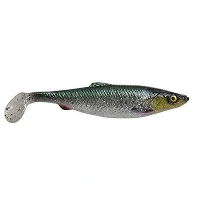 Imagen de Savage Gear Pez de goma 4D, color verde y plateado, longitud / peso: 9 cm 5 g
