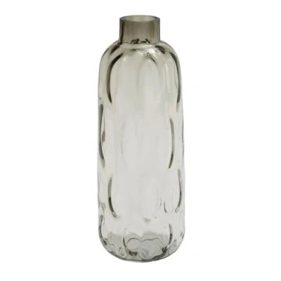 Imagen de Deco 79 jarrón de Cristal 7 Pulgadas w, 17 &quot;h 99834, Smoky Gris, 7&quot; x &quot;