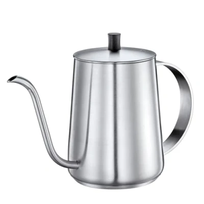 Imagen de cilio Hervidor de agua mano ADRIA acero inoxidable cuello cisne precisión café y té base cápsula Ø 9 cm apta para inducción volumen: 900 ml/capacidad máxima cocción: 650 ml