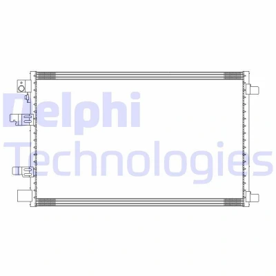 Imagen de DELPHI CF20310 Condensador con secador 16 604 NISSAN: Qashqai / Qashqai+2 I