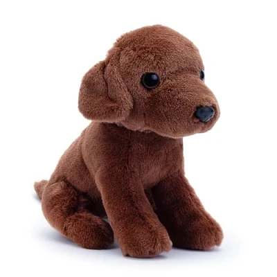 Imagen de Zappi Co Coco, el Labrador Chocolate de Peluche (15 cm) Amigo Choco Lab Suave, Acogedor, 100% Reciclado compañero Abrazos.