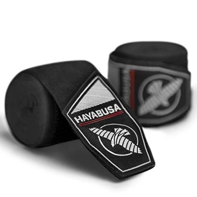 Imagen de Hayabusa Vendas avanzadas de Boxeo 4,5 Metros, MMA, Muay Thai, Kickboxing, Color Negro