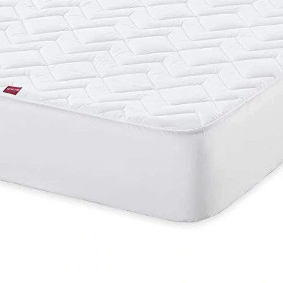 Imagen de Belnou Protector de Colchon Funda Acolchada. Cubre Sobrecolchon. Algodon Reversible Transpirable. Oslo 1. Cama 90 x 190 cm