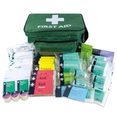 Imagen de LEWIS PLAST Kit de Primeros Auxilios Grande con 224 Piezas Diseño Compacto y Conveniente, Ideal para el Hogar, la Oficina los Deportes Botiquín Médico Completo