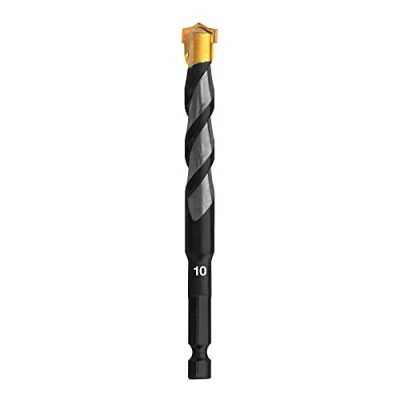 Imagen de Broca multimaterial Ø 10mm Multi Construction Ultimate Professional Hex 9 Rotary and Impact Drills Accesorios, perforación multiusos para bloque de metal, ladrillo, baldosas blandas madera