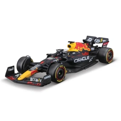 Imagen de Bburago Coche F1 Red Bull RB18 (2022) a escala 1 43, Sergio Pérez 11, con conductor, funda rígida (18 38062P), colores surtidos