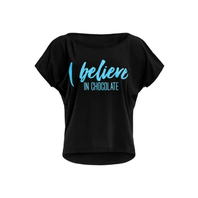 Imagen de Winshape MCT002 Ultra Light Camiseta estampada, Mujer, Talla: XXL, Black/glitter/neon blue