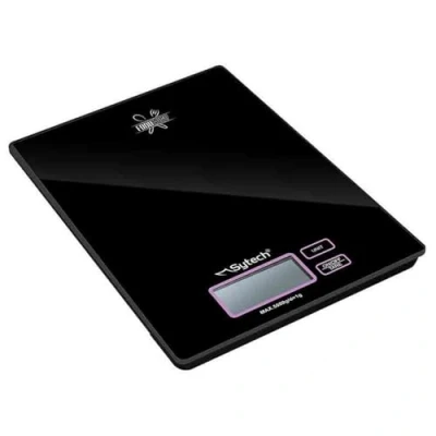 Imagen de Sytech bascula de Cocina Digital, diseño ·Slim, 5 kg, Negro