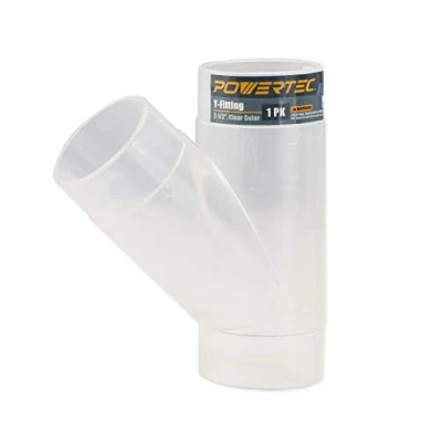 Imagen de POWERTEC 70228 2 1/2&quot; Y Fitting, color transparente