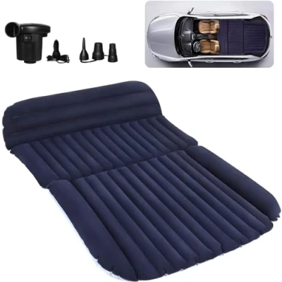 Imagen de QDH SUV Auto Colchón de aire hinchable para camping Cama el asiento trasero del coche grueso viajes actividades al libre