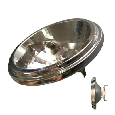 Imagen de ADZJOY Taza de lámpara halógena AR111 G53 QR111 Aluminio Blanco cálido Fuente luz 12V 35W 50W 75W 100W (Size : 24)