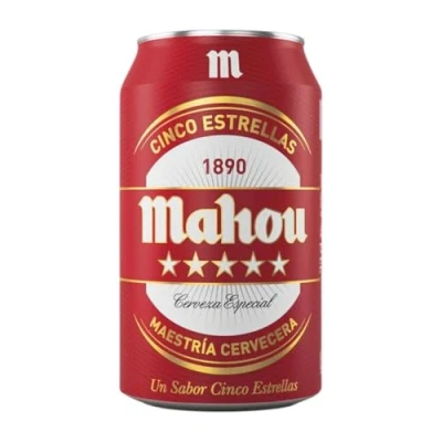 Imagen de Cerveza Caja de 24 unidades Mahou 5 Estrellas Lata 33 cl