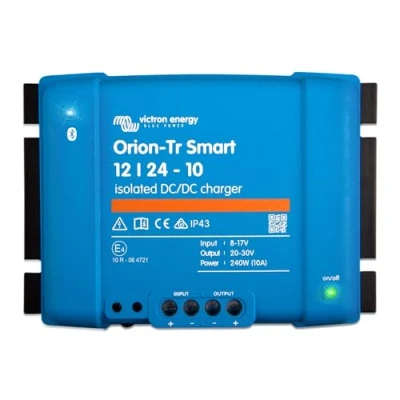 Imagen de Victron Energy Orion TR Smart 12/24 Voltios 10 amperios 240 Vatios Cargador CC/CC Aislado (Bluetooth)