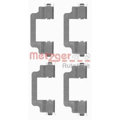 Imagen de METZGER 109 1727 Kit de accesorios, pastillas frenos LAND ROVER: Discovery 3, Range Rover Sport, 4