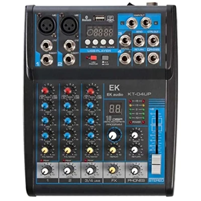 Imagen de EK (Mesas de mezclas) MESA MEZCLAS CON EFECTOS AUDIO KT04UP PrSh SÓLO PARA ENVÍOS