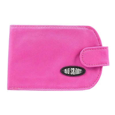 Imagen de Big Skinny Women&#039;s Taxicat Bi Fold Slim Wallet, Holds Up to 25 Cards, Fuchsia