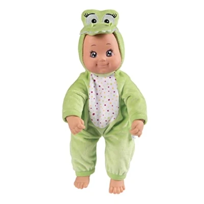 Imagen de Smoby Minikiss 210128WEB Muñeca de cocodrilo, 30 cm, Cuerpo Blando, Pilas Incluidas
