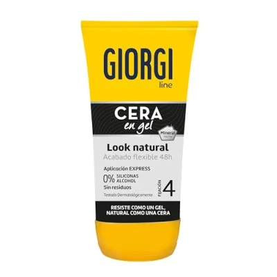 Imagen de Giorgi Line Cera en Gel Look Natural, Acabado Flexible 48h y Aplicación Express, Fijación 4 Ultra Fuerte 145 ml