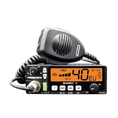 Imagen de Radio CB Président Barry II ASC Am/FM, Roger Beep, NB, ANL, Puerto USB, 12V / 24V