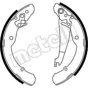 Imagen de Kit de zapatas METELLI 53 0379