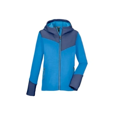 Imagen de killtec KOS 272 BYS FLX JCKT, Chaqueta elástica/chaqueta polar con capucha. Niños, Azul,