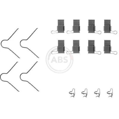 Imagen de A.B.S. 1089Q Kit de accesorios, pastillas frenos TOYOTA: HILUX 6 Pick up, Corolla VIII Compact, 5 up