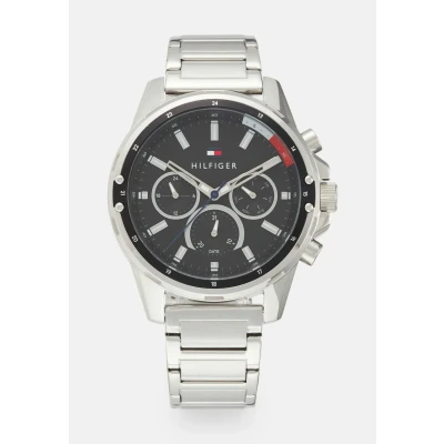 Imagen de Tommy Hilfiger Mason Cronógrafo silvercoloured/black, Hombre, Talla: One Size, Silver coloured/black