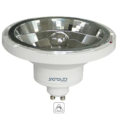 Imagen de Sigmaled lighting, FOCO led AR111 REGULABLE GU10 14W (=110W halógeno), 1000 lúmenes, blanco NATURAL 4000K, Bombilla para interior