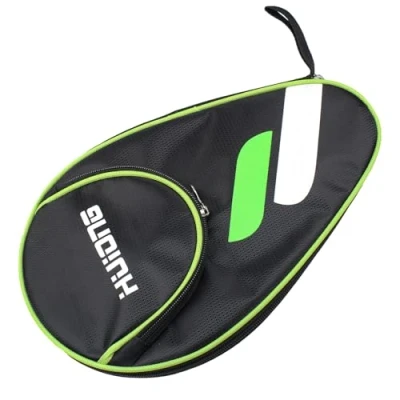 Imagen de JJHXM Bolsa de Tenis Mesa para Bate,Bolsa Almacenamiento 2 Raqueta,Compartimiento 3 Pelotas,Impermeable Funda Raqueta Mesa,Unisex Adulto