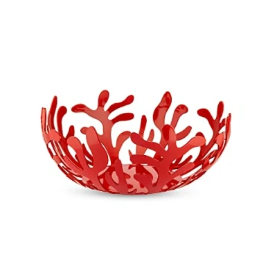 Imagen de Alessi Mediterraneo Frutero (25 cm Coloreado con Resina epoxi), diseño de muñecos, Color Rojo