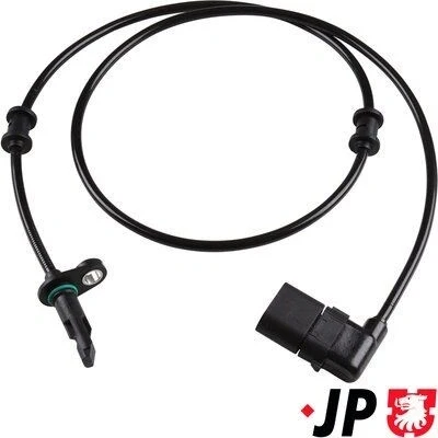 Imagen de JP GROUP 1397105300 Sensor de ABS Eje trasero izquierda, trasero, derecha activo 1000 negro MERCEDES BENZ: Clase C Berlina, Coupé