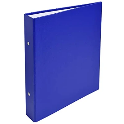 Imagen de Exacompta carpeta de anillas 51070E, DIN A5, cartón fuerte con funda plástico, mecanismo 40 mm ancho, 1 unidad color aleatorio, ideal para la escuela y oficina,