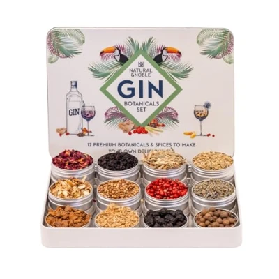 Imagen de gin Botanicals Kit de regalo infusiones para tonic, juego 12 ingredientes botánicos y especias ginebra