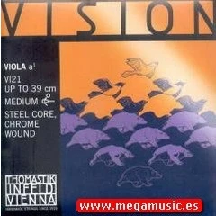 Imagen de CUERDA Viola Thomastik (Vision/VI21) (Acero/Entorchado Cromo) 1ª Medium 4/4