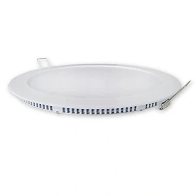 Imagen de CABLEPELADO Downlight LED 18W redondo extraplano para empotrar Aro blanco aluminio Medida 225mm Luz Fría 6000 k 1700 Lumens