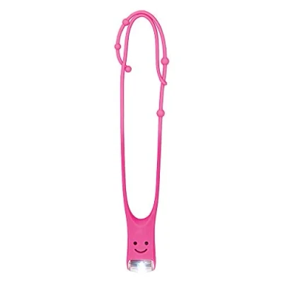 Imagen de moses. Lese Buddy La luz de lectura para niños Lámpara multifuncional en color rosa Linterna colgante silicona