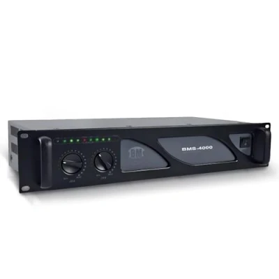 Imagen de Amplificador de sonido DJ para BMSonic BMS 4000 2 x 2000W Tecnología MOSFET con ventilación continua