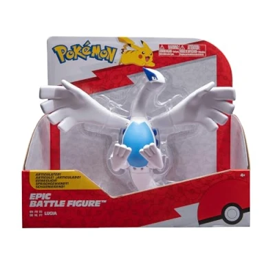 Imagen de Pokémon PKW0183 Lugia Epic Battle FIGURE 6 Inch Articulado Detalles auténticos, Multi