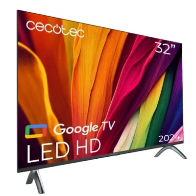 Imagen de Cecotec Televisor LED 32&quot; Smart TV A4 Series ALH40032. Resolución HD, Sistema Operativo Google TV, Chromecast, Voice Assistant, Dolby Audio y 16 GB de ROM
