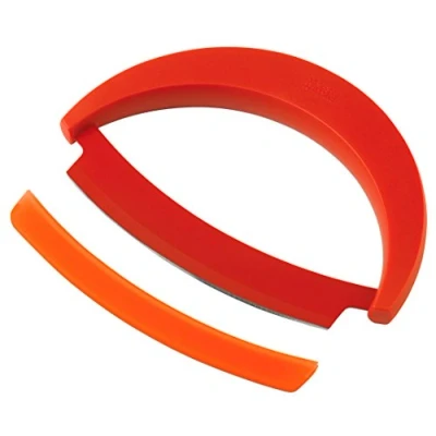 Imagen de Kuhn Rikon Krinkle Cuchillo con Hoja Lisa, 15 cm, Color Rojo