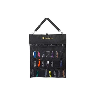 Imagen de Spyderco SpyderPac Bolsa de Almacenamiento para Cuchillos, Color Negro, 20 Unidades