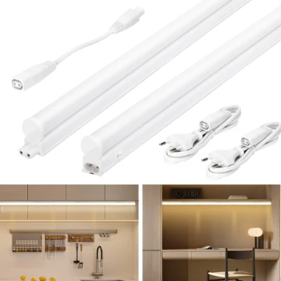 Imagen de Aigostar Luz LED Cocina con Interruptor 9W Luces Armarios, natural 4000K, 230V Regleta Bajo Armarios para Cocina, Vestidor, Armario 572 * 34 23mm, 2 pcs