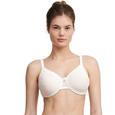Imagen de Chantelle Sujetador sin forro y costuras, talla C, magnífico, para mujer Blanco crudo 34I