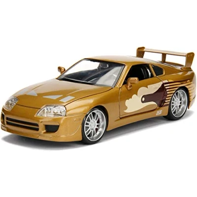Imagen de Compatible con 1995 Toyota Supra Slap Jack Fast &amp; Furious Gold 1:24 Jada Toys 99540/253203015